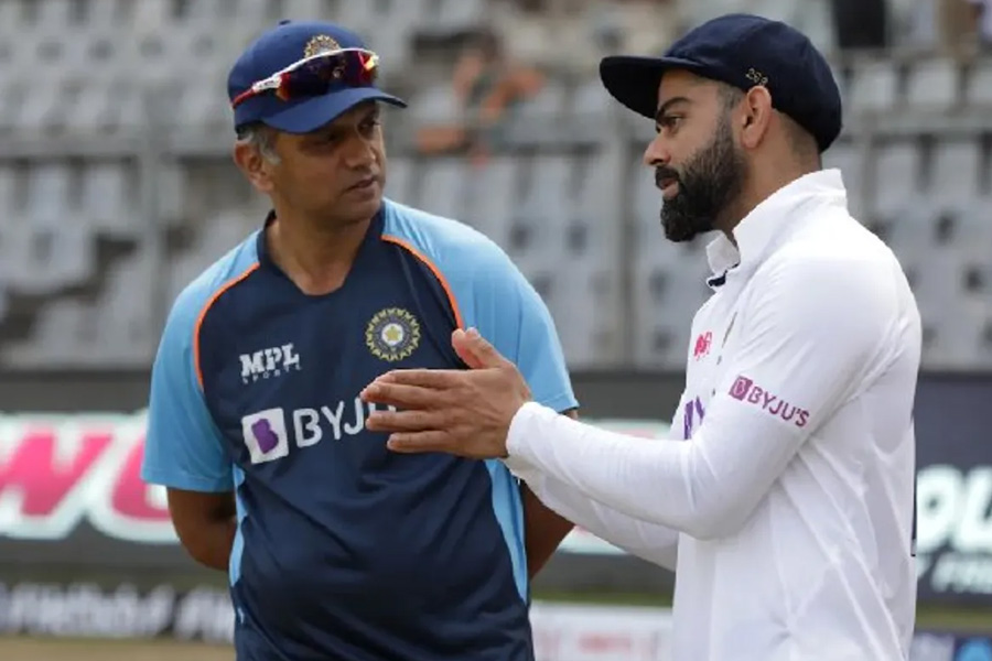 ভারতীয় দলের নেটে অন্য অবতারে দ্রাবিড়, কোচের পথে হাঁটলেন বিরাটও, ভিডিও ভাইরাল