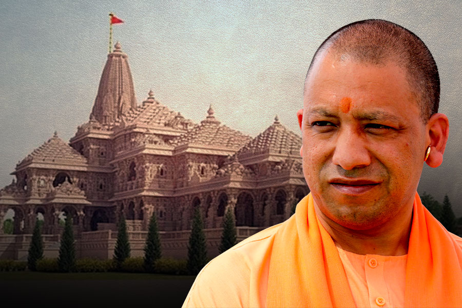 Ahead of PM Modi's visit Yogi Adityanath in Ayodhya | Sangbad Pratidin
