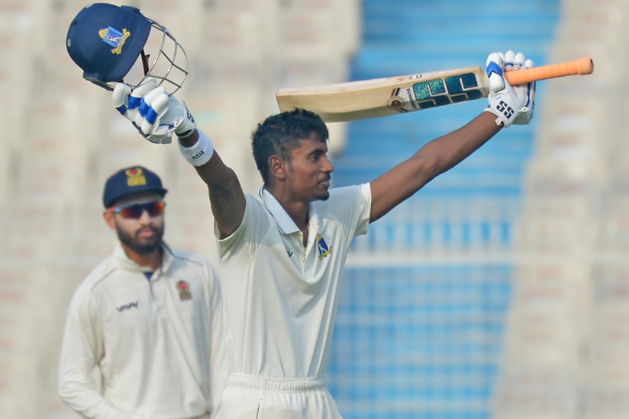 Ranji Trophy 2023-24: Bengal reach 381/8 on Day 2 against Chhattisgarh after Abishek Porel's first century in the first class cricket। Sangbad Pratidin
