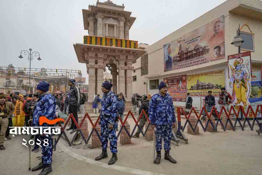 Hindu Saints in Ayodhya under surveillance before Ram Mandir Pran Pratishtha ceremony | Sangbad Pratidin