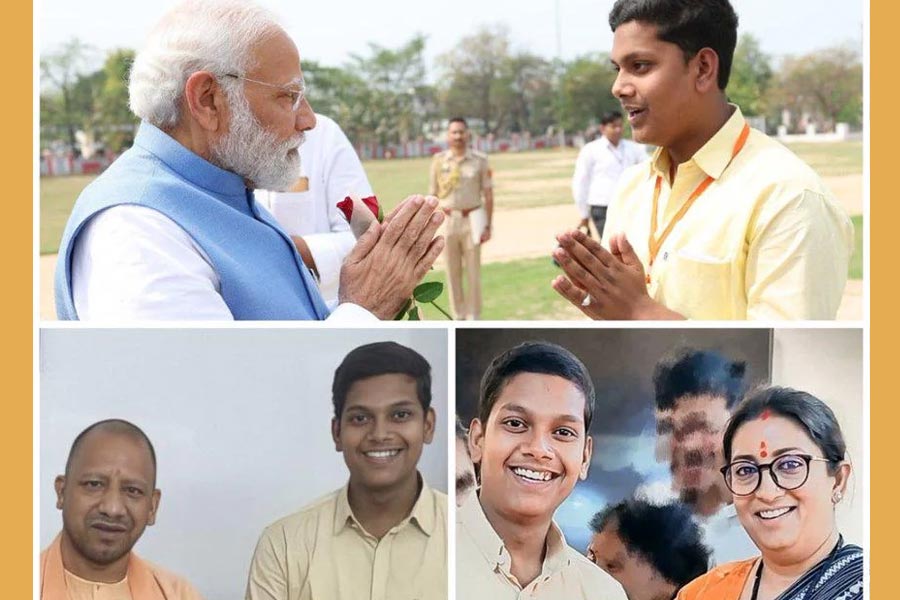 আইআইটি বেনারস গণধর্ষণে অভিযুক্তদের ছবি মোদি-যোগীদের সঙ্গে, তোপ তৃণমূলের