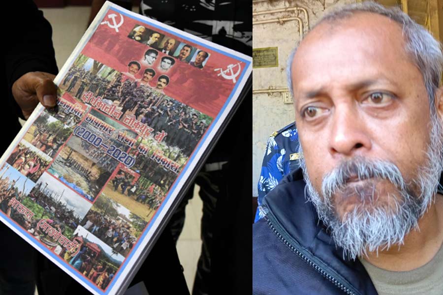 Police and investigators are struggling to interrogate arrested Maoist Leader Sabyasachi alias Kishorda | Sangbad Pratidin
