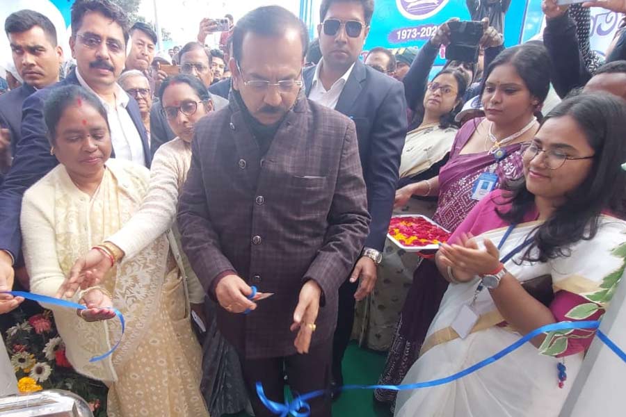 WB minister Aroop Biswas inaugurates mew units at Santaldih Thermal Power Station in Purulia | Sangbad Pratidin