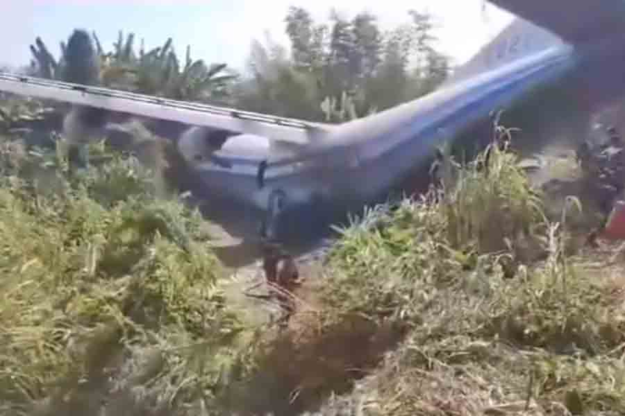 Burmese Army Plane crashed at Lengpui airport in Mizoram | Sangbad Pratidin
