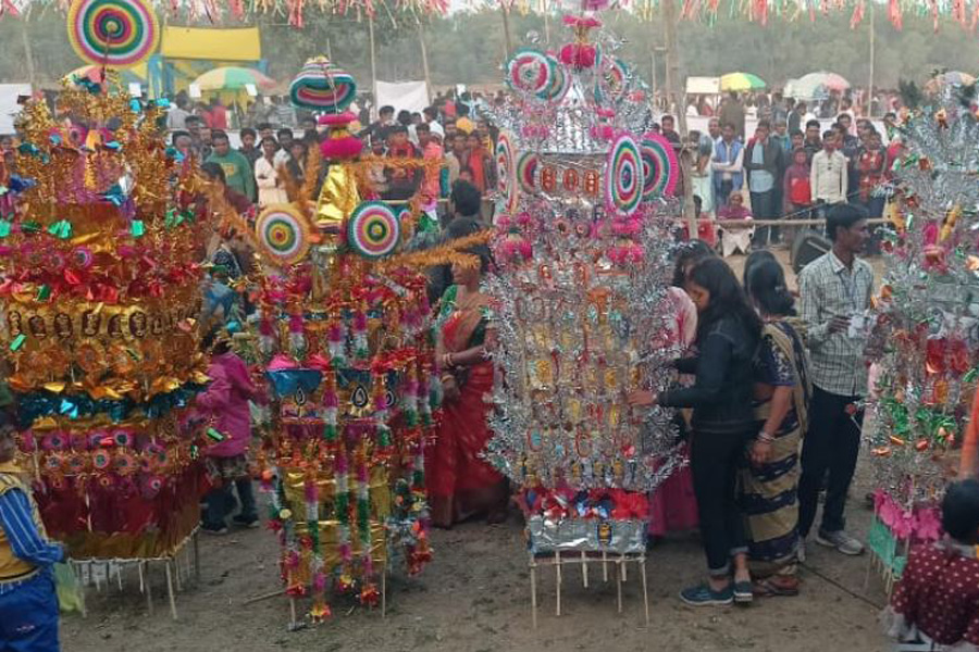 রঙিন চৌডল, টুসু গান আর পিঠে-পুলিতে অন্য মকরসক্রান্তি পুরুলিয়ায়