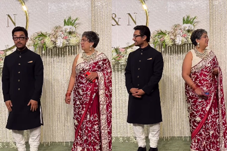 Aamir Khan and Rina Dutta's video Ira Khan's Reception viral for this reason | Sangbad Pratidin