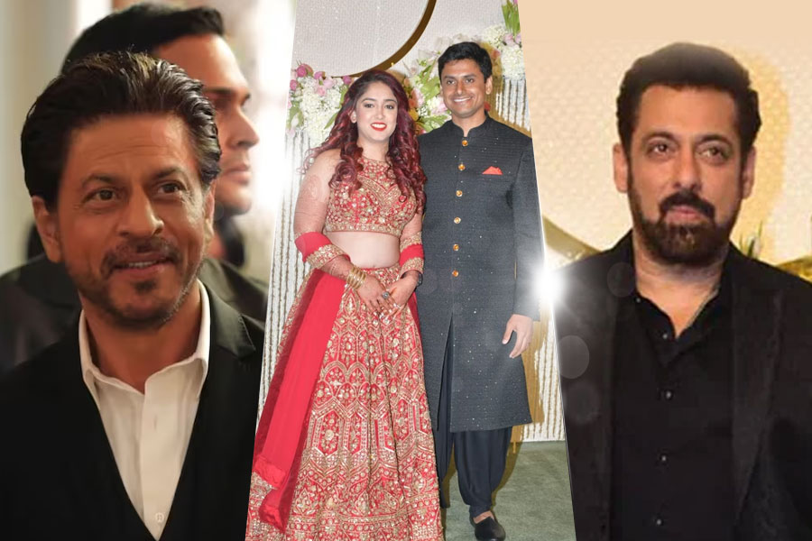 আমিরকন্যা ইরার রিসেপশনে শাহরুখ-সলমন, আর কারা নজর কাড়লেন?