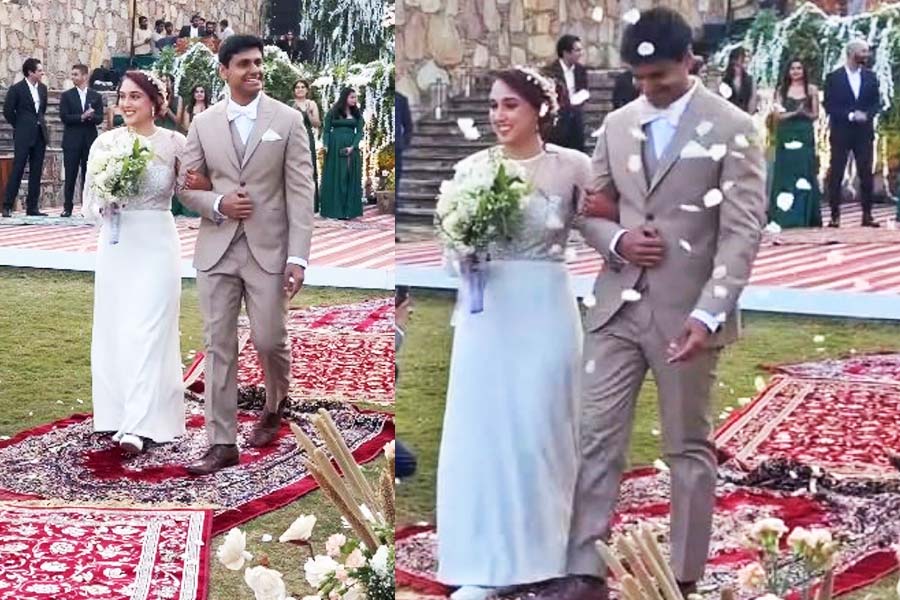 Ira Khan Udaipur Wedding: Aamir Khan's daughter exchange vows | Sangbad Pratidin