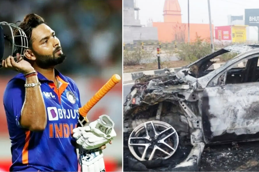 Rishabh Pant reveals his first reaction after massive car accident | Sangbad Pratidin