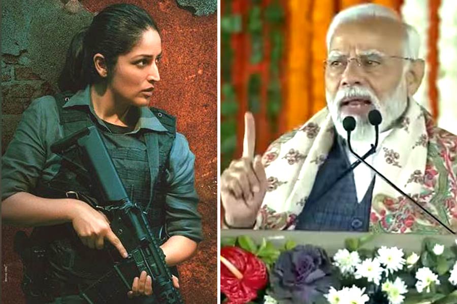 Here is how Yami Gautam reacted after PM Modi mentioned 'Article 370' Movie in speech | Sangbad Pratidin