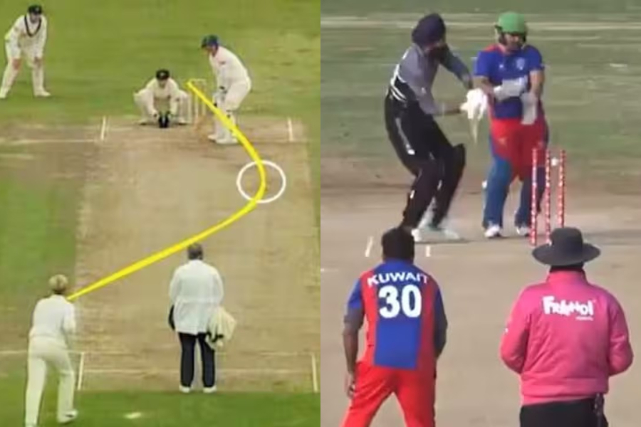 Spinner's stuns batter, reminds Shane Warne's ball of the century, viral video breaks internet। Sangbad Pratidin