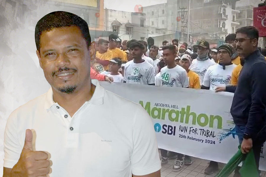 Marathon run for tribal will be held at Ajodhya Hill with presence of Jose Ramirez Barreto। Sangbad Pratidin