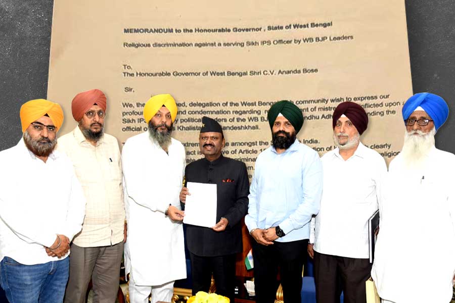 Sikhs of Kolkata met WB governor on Khalistani remark, submit memorandum | Sangbad Pratidin