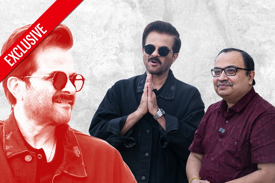 ‘মিস্টার ইন্ডিয়া’র ম্যাজিক! কুণাল ঘোষের মুখোমুখি অনিল কাপুর
