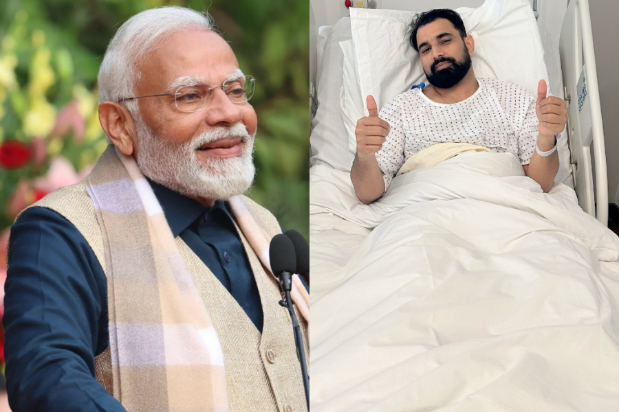 PM Narendra Modi wishes Mohammed Shami speedy recovery after ankle surgery। Sangbad Pratidin
