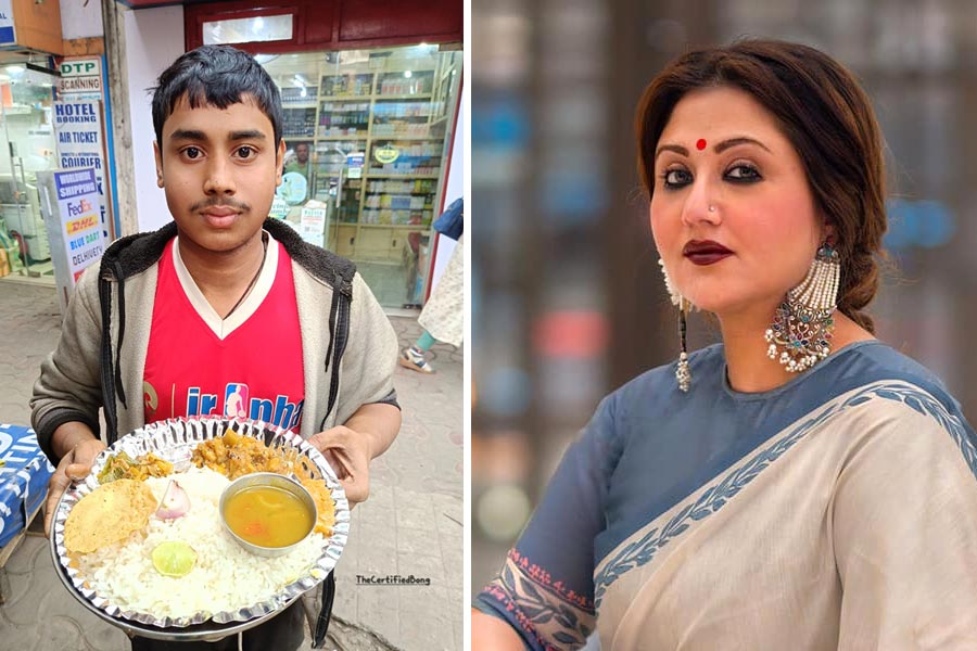 Swastika Mukherjee makes special request for young man selling street food | Sangbad Pratidin