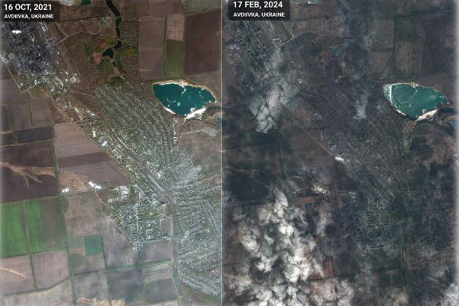 Some satellite pics show Ukraine's devastation since war with Russia। Sangbad Pratidin
