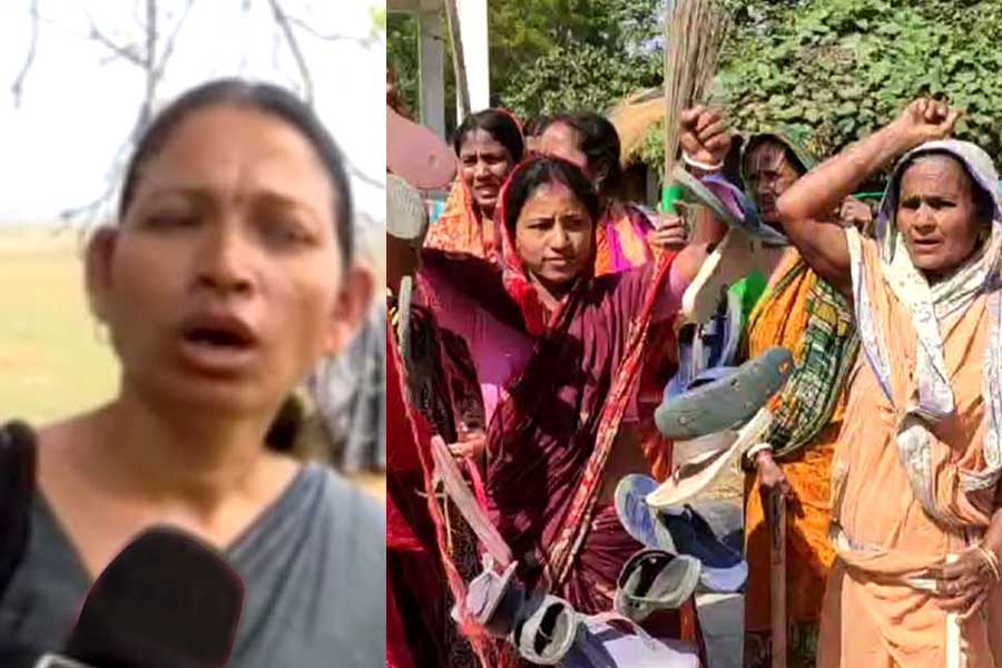 TMC woman leader slams Sandeshkhali residents on harassment allegation | Sangbad Pratidin