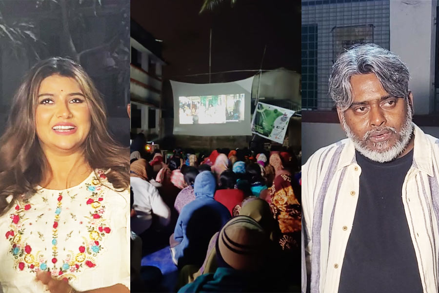 'Duare Cinema' starts with Film Banababi's special screening at Sundarban | Sangbad Pratidin