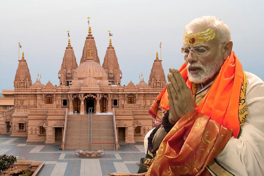 Abu Dhabi’s First Hindu temple to be inaugurated by PM Modi। Sangbad Pratidin