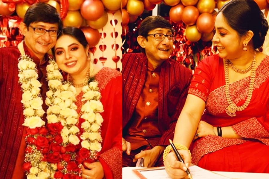Kanchan Sreemoyee Marriage: Kanchan Mullick ties the knot with Sreemoyee Chattoraj | Sangbad Pratidin