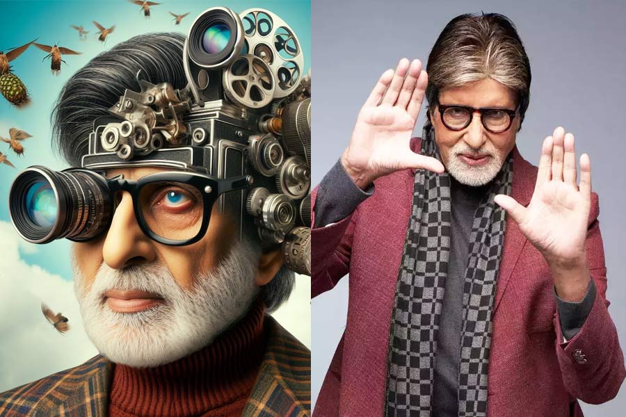Amitabh Bachchan celebrates 55 years in films, shares AI version of himself | Sangbad Pratidin