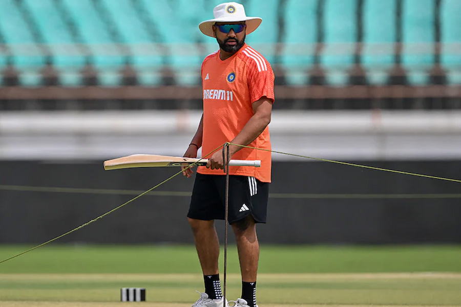 Rohit Sharma dismissed twice by net bowler before India vs England test | Sangbad Pratidin