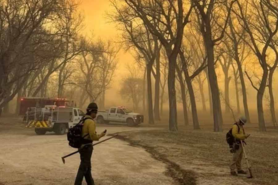 Texas nuclear weapons facility pauses operations for wildfires। Sangbad Pratidin