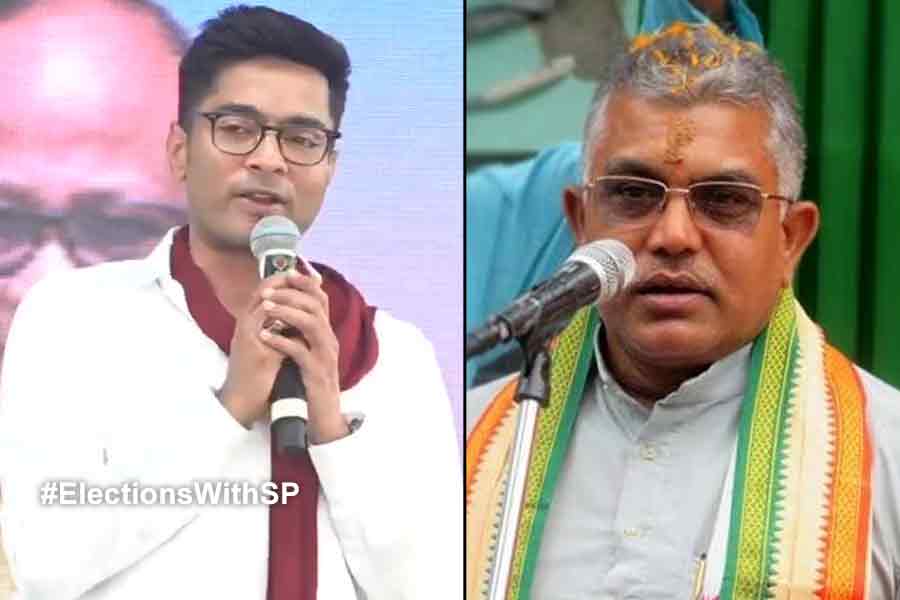 Abhishek Banerjee slams dilip ghosh ahead of Lok sabha election