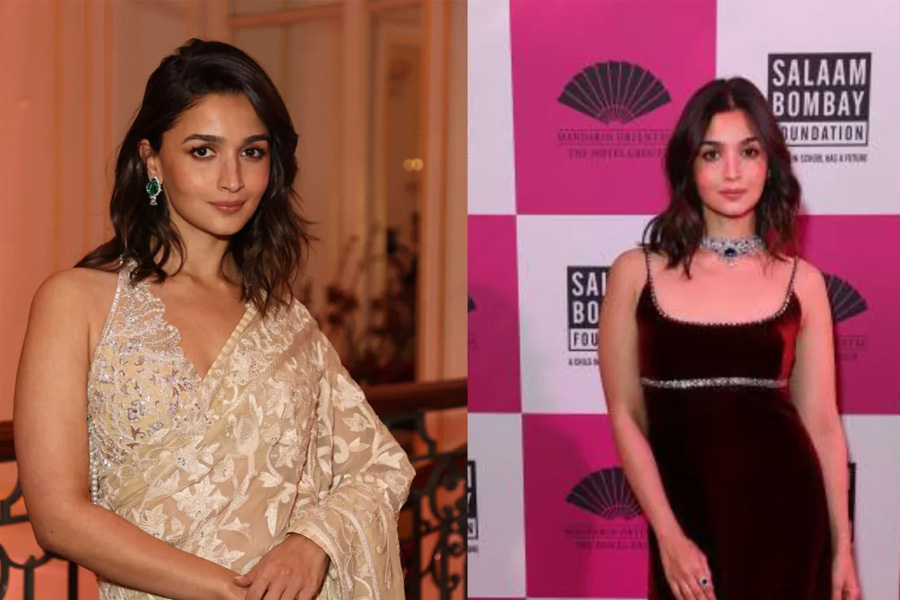 Alia Bhatt Hosts Hope Gala in London In A Saree, Photos From Event Go Viral