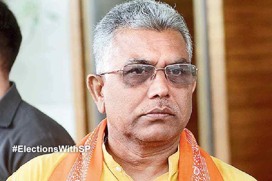 BJP leader Dilip Ghosh got angry with party workers ahead of lok sabha elections