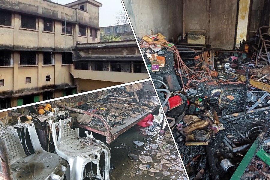 Fire in Kolkata School: Massive fire engulfs a part of hostel in Lee Memorial School, rooms and furniture turn into ashes