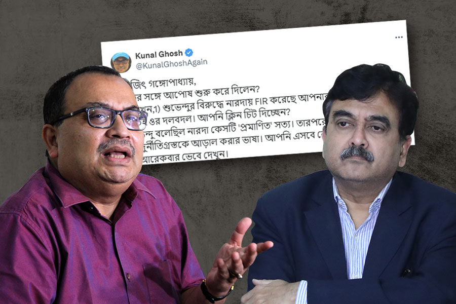 Kunal Ghosh taunts Abhijit Gangopadhyay just after he resigns from the post of Justice
