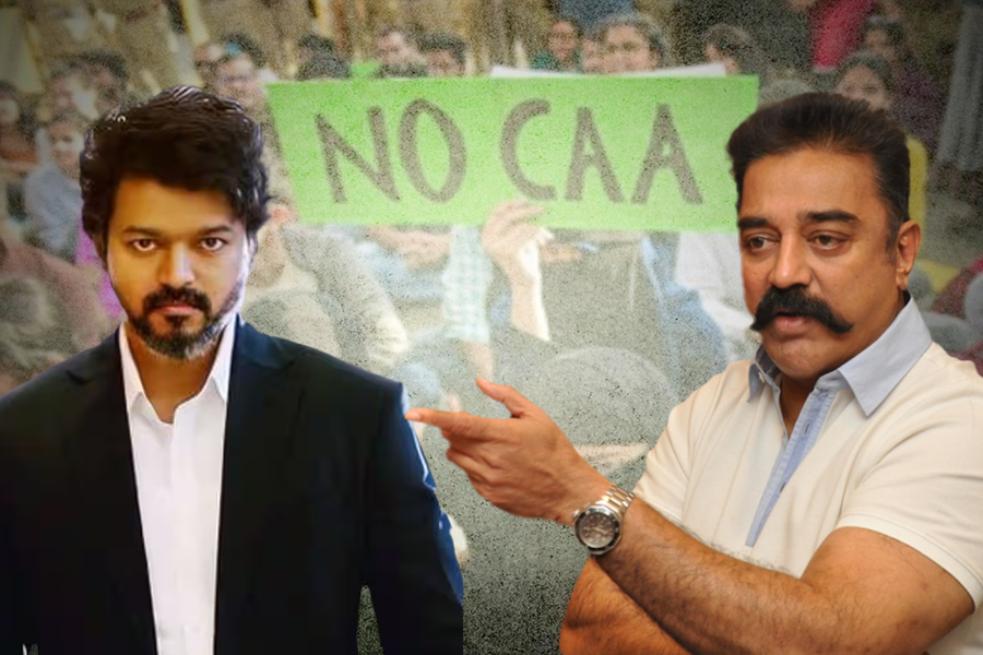 Kamal Haasan and Thalapathy Vijay on CAA Row