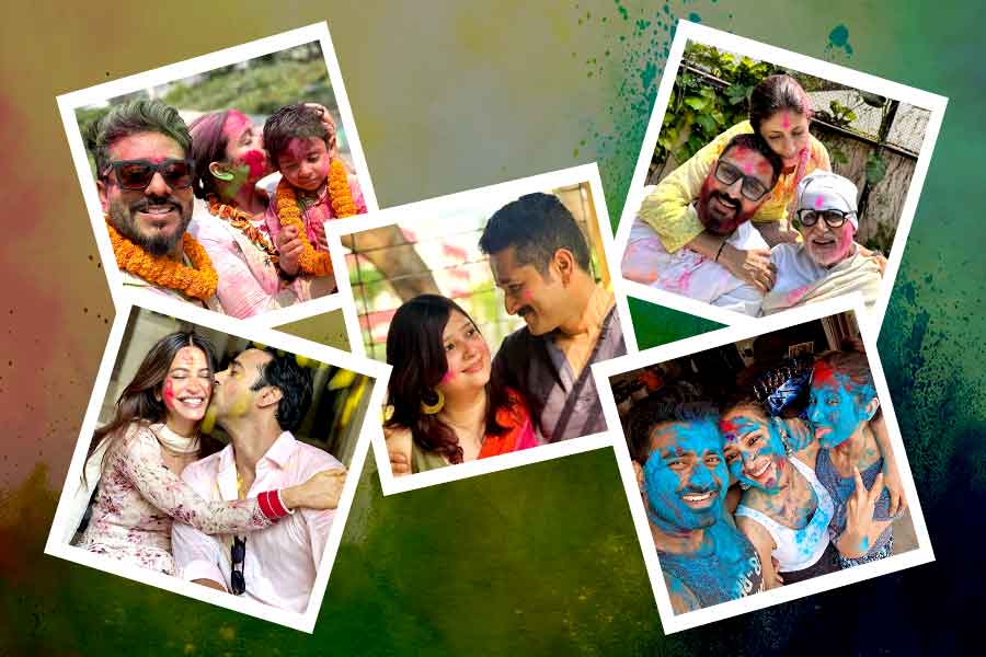 বলিউডে বচ্চন পরিবার থেকে টলিউডে পরম-পিয়া, রাজ-শুভশ্রী, রঙে মাতোয়ারা সবাই