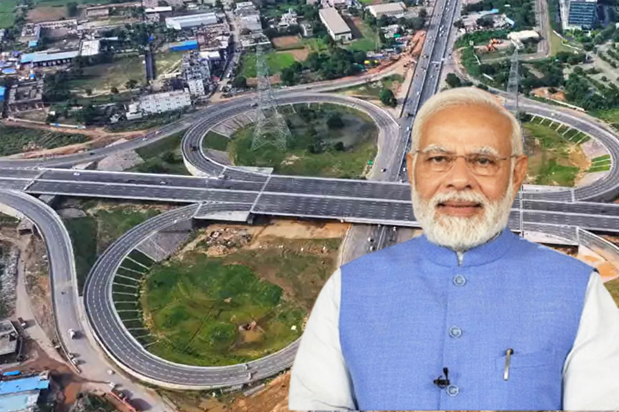 PM Modi inaugurated Haryana section of Dwarka expressway Project