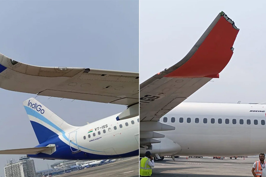 IndiGo Aircraft Grazes Air India Express Plane At Kolkata Airport