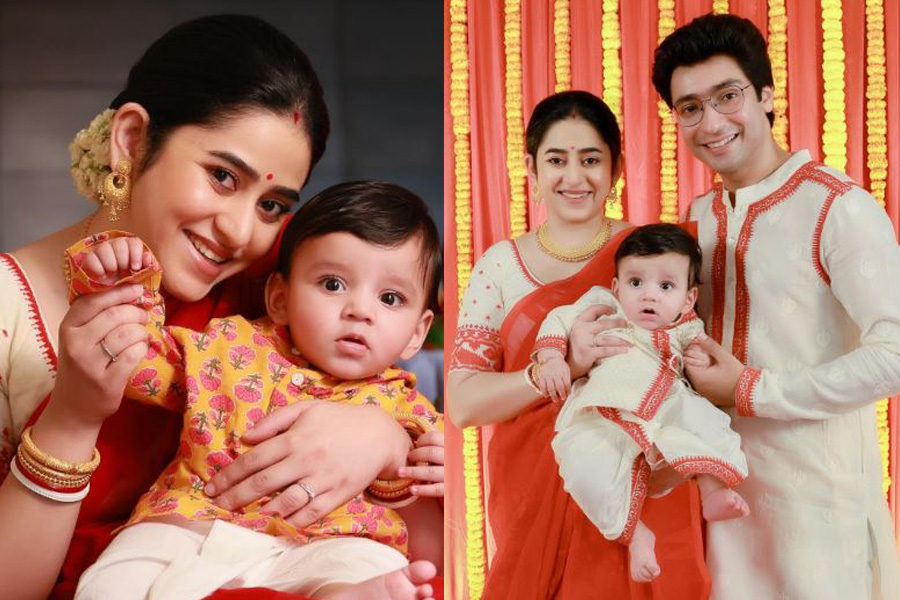 ঋদ্ধিমা-গৌরবপুত্রর মুখে ভাত, ছেলের ছবি প্রকাশ্যে আনলেন টলিউড দম্পতি