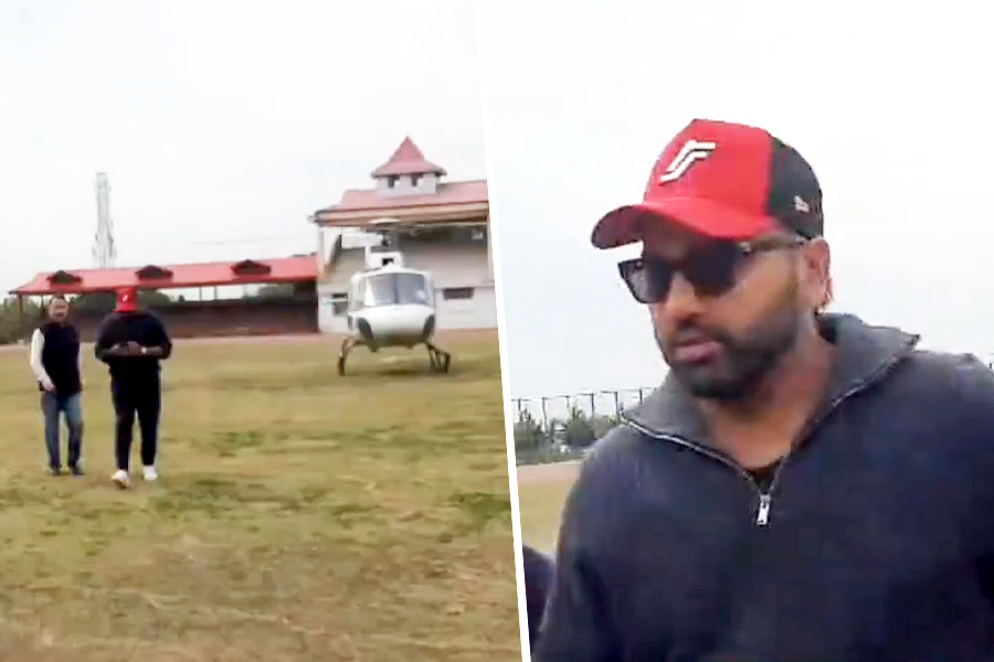 IND vs ENG: India captain Rohit Sharma reached Dharamshala via a helicopter