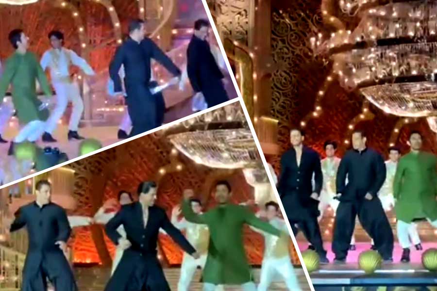 See Salman Khan, Shah Rukh Khan and Aamir Khan's dance at Anant Ambani-Radhika Merchant’s pre-wedding gala | Sangbad Pratidin