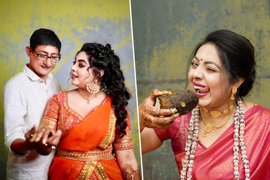 Pictures of Sreemoyee Chattoraj, Kanchan Mullick's wedding rituals