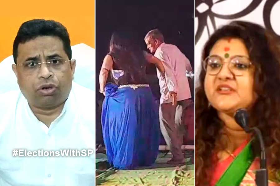 2024 Lok Sabha Polls: BJP candidate Soumitra Khan and TMC candidate Sujata Mandal involved in tussle over viral video of TMC leader's dance