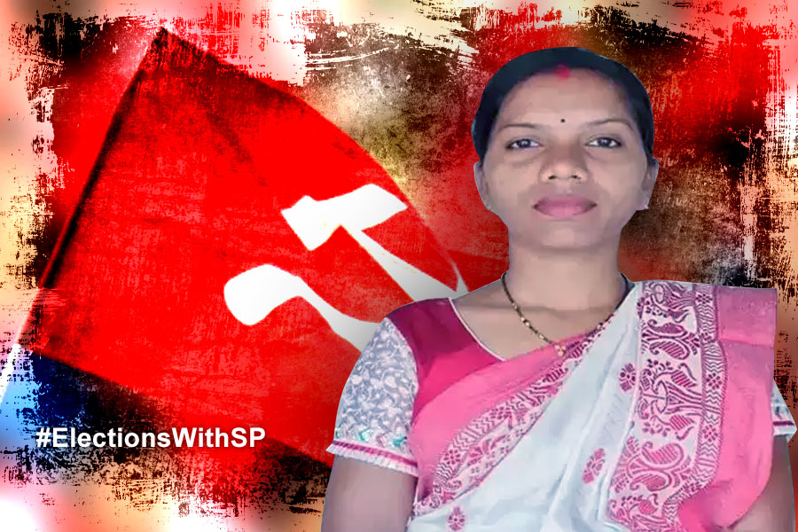 Sonamoni Tudu is the trump card of Left front to restore Jhargram in upcoming Lok Sabha election