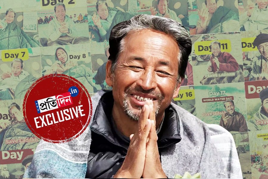 গান্ধীজির মতো ডান্ডি অভিযান করতে চলেছেন সোনম ওয়াংচুক!