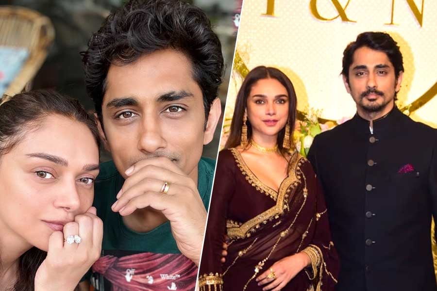 Aditi Rao Hydari got engaged to Siddharth at her family’s 400 year old temple