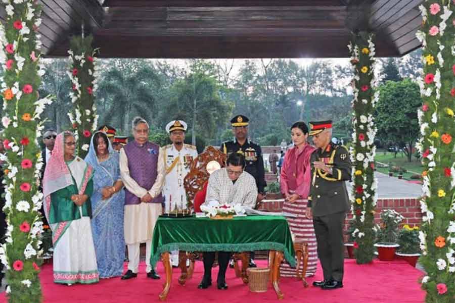 Seikh Hasina promise in Bangladesh Independence Day, King of Bhutan pays tribute