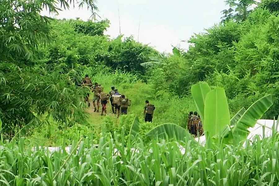 Atleast 29 members of myanmars border force flee to Bangladesh
