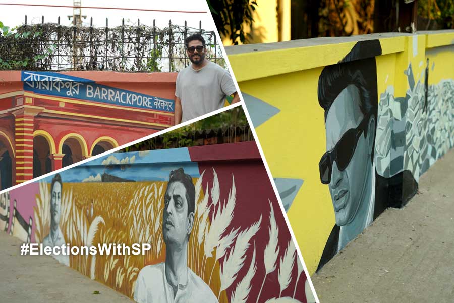 Amid Election campaign Raj Chakraborty's initiative to beautification Of Barrackpore station