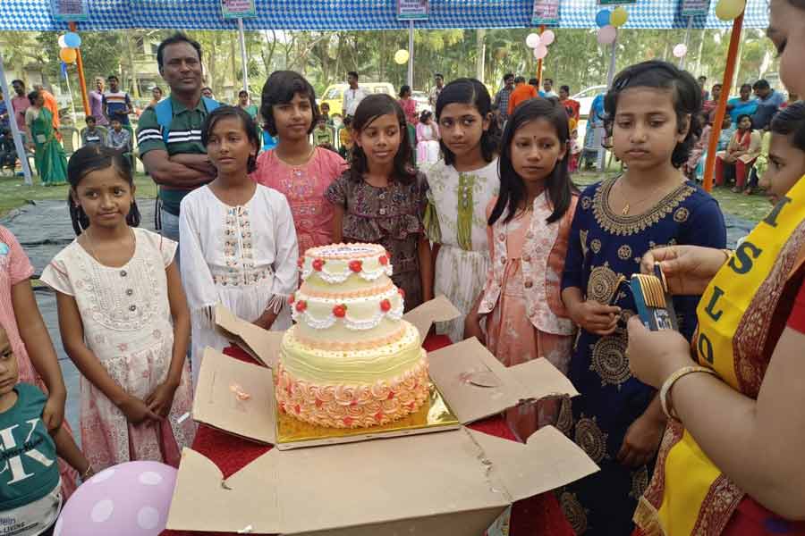 Over hundred children's birthday has celebrated in Sundarbans