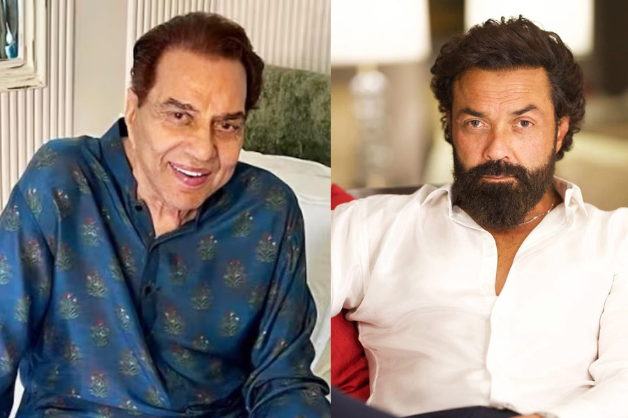 Bobby Deol confirms Dharmendra is now fine after leg injury